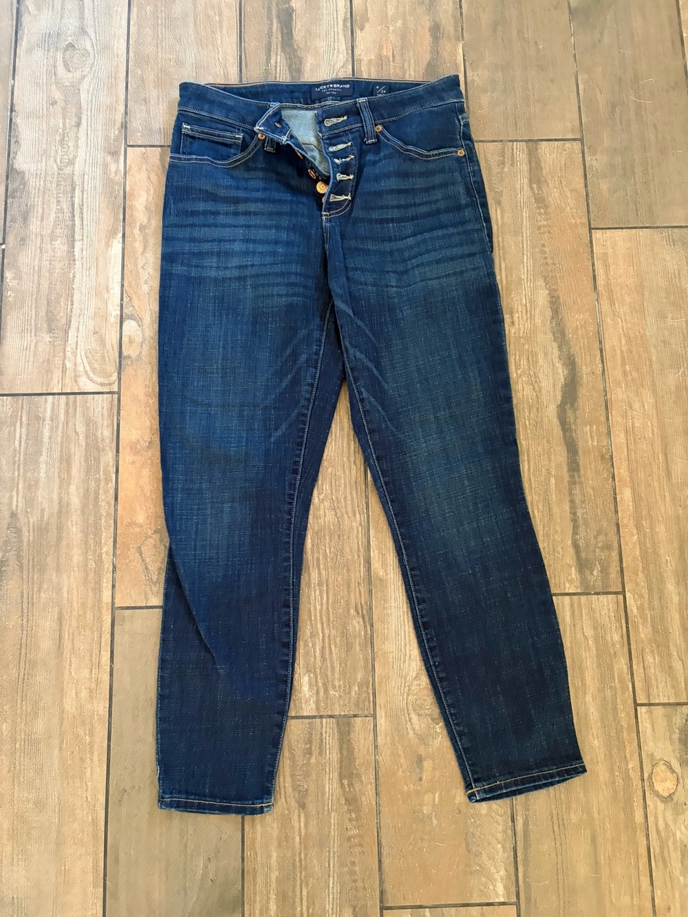Lucky Brand Women's Button-Fly Skinny Jeans
